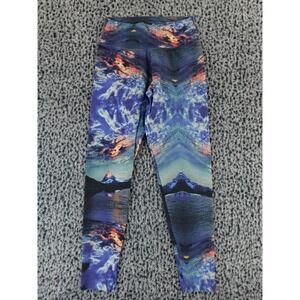 Liquido High Rise Leggings Women's P/S Mountain Sunset Print‎ Activewear